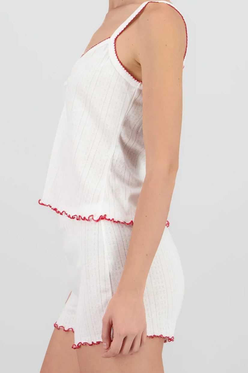 Pijama Pointelle Ivory
