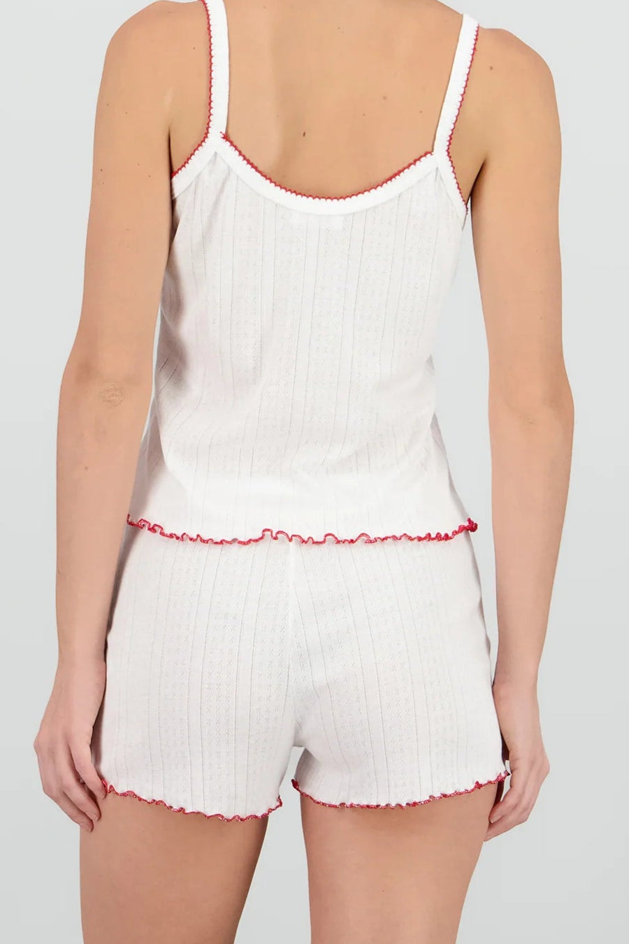 Pijama Pointelle Ivory
